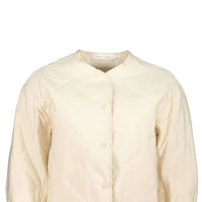 Bishop + Young Buchanan Shell Jacket In Cream In White