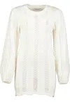 Bishop + Young Carson Sweater Dress In Porcelain