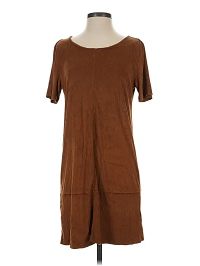 Pre-owned Bishop + Young Casual Dress In Brown