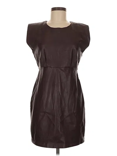 Bishop + Young Casual Dress In Brown