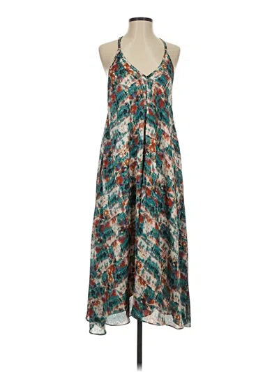 Pre-owned Bishop + Young Casual Dress In Teal