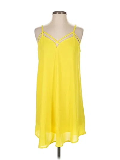 Pre-owned Bishop + Young Casual Dress In Yellow
