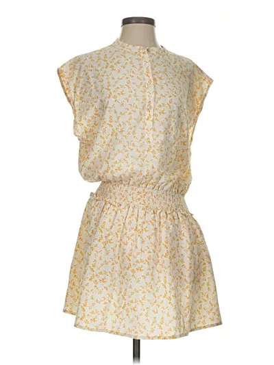 Pre-owned Bishop + Young Casual Dress In Yellow