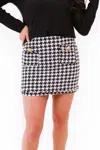 BISHOP + YOUNG CAVALLI SKIRT IN HOUNDSTOOTH