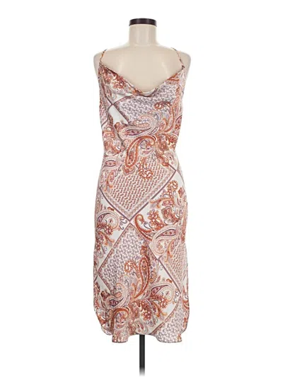 Pre-owned Bishop + Young Cocktail Dress In Orange