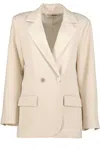 Bishop + Young Dolan 2 For 1 Blazer In Almond In Pink