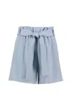 Bishop + Young Elle Tie Front Short In Sea In Gold