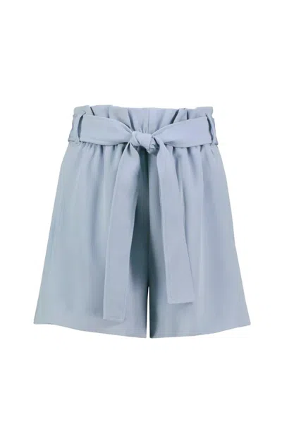 Bishop + Young Elle Tie Front Short In Sea In Gray