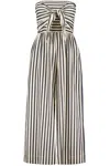 Bishop + Young Elva Jumpsuit In White/ Black