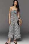 Bishop + Young Elva Strapless Jumpsuit In Multi