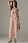 Bishop + Young Elva Strapless Jumpsuit In Neutral