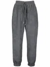 Bishop + Young Eternal Optimist Cozy Suede Jogger In Grey