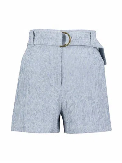 Bishop + Young Gaia Seersucker Short In Blue