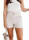 Bishop + Young Gaia Short In White In White