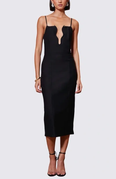 Bishop + Young Gigi Ponte Dress In Black