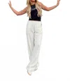 Bishop + Young Great Escape Pull-on Pants In Sand In White