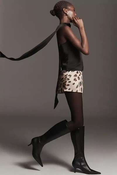 Bishop + Young Hailey Scarf Top In Black