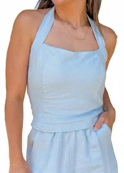 Bishop + Young Lake Positano Top In Blue