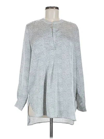 Pre-owned Bishop + Young Long Sleeve Blouse In Gray