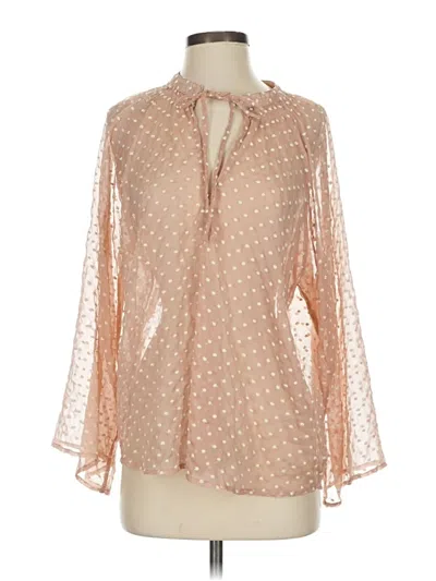 Pre-owned Bishop + Young Long Sleeve Blouse In Pink