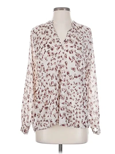 Pre-owned Bishop + Young Long Sleeve Blouse In White