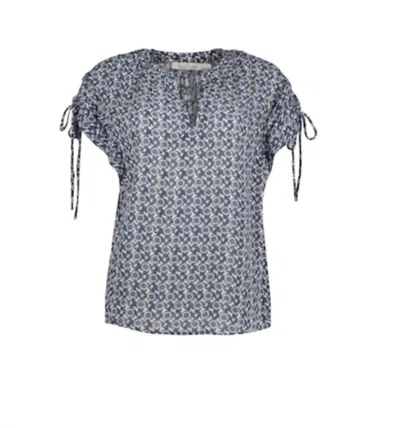 Bishop + Young Luna Blouse In Blue