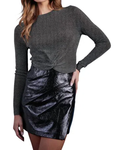 Bishop + Young Lurex Bonita Twist Front In Black