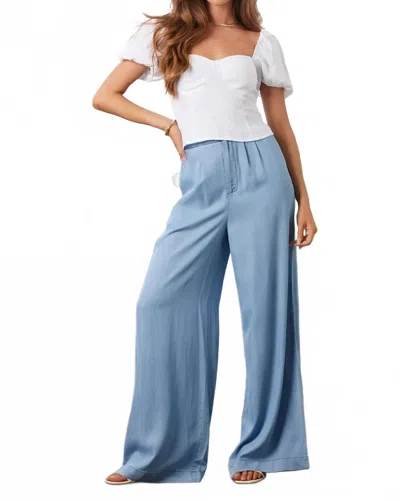 Bishop + Young Summer Royale Marbella Wide Leg Pant In Blue