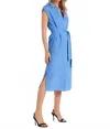 Bishop + Young Margaux Dress In Coastal Stripe In Blue