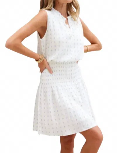 Bishop + Young Marmont Sleeveless Mini Dress In White