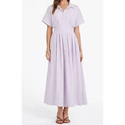 Bishop + Young Maude Waist Detail Shirtdress In Neutral