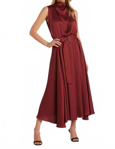 Bishop + Young Micro Plisse Skirt In Sienna In Brown