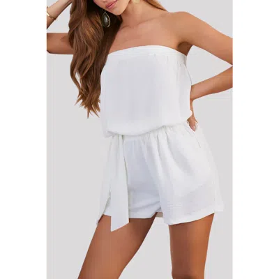 Bishop + Young Mila Romper In White