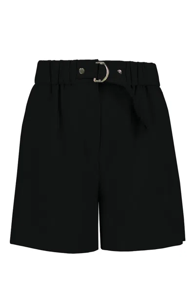 Bishop + Young Monarch D-ring Belted Short In Black
