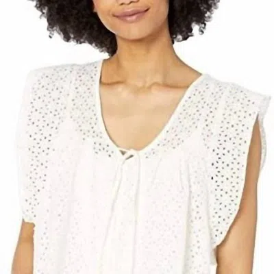 Bishop + Young Nadia Flutter Sleeve Top In Pattern