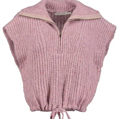 BISHOP + YOUNG NOMAD SWEATER VEST IN VIOLET