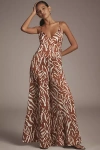 Bishop + Young Nora Wide-leg Jumpsuit In Brown