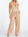 Bishop + Young Positano Drawstring Pant In Golden In Neutral