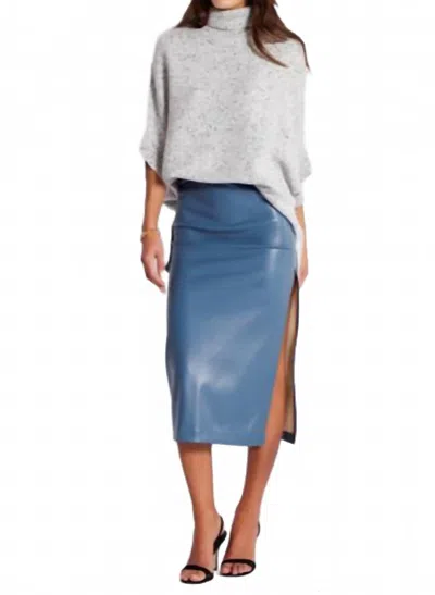 Bishop + Young Proper Colette Skirt In Blue