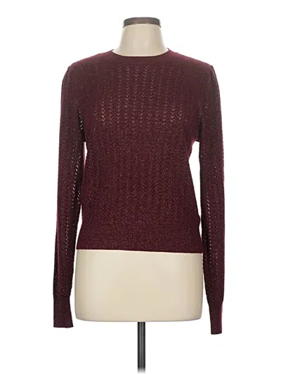 Pre-owned Bishop + Young Pullover Sweater In Burgundy