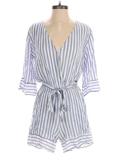 Pre-owned Bishop + Young Romper In Blue