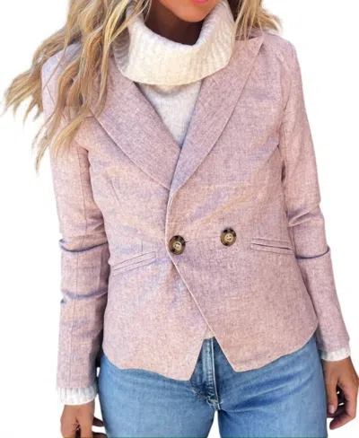 Bishop + Young Savoir-faire Blazer In Petal In Pink