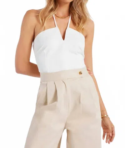 Bishop + Young Seaside Halter Top In White