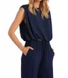 Bishop + Young Serafina Top In Navy In Blue