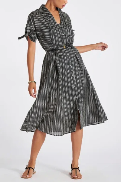 Bishop + Young Serena Shirt Dress In Black
