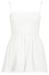 Bishop + Young Shelby Romper In White In White