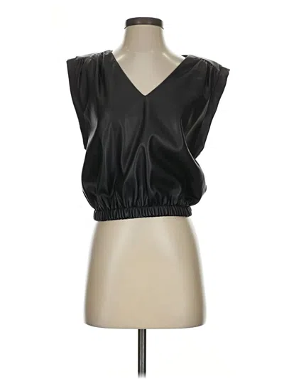 Pre-owned Bishop + Young Sleeveless Blouse In Black