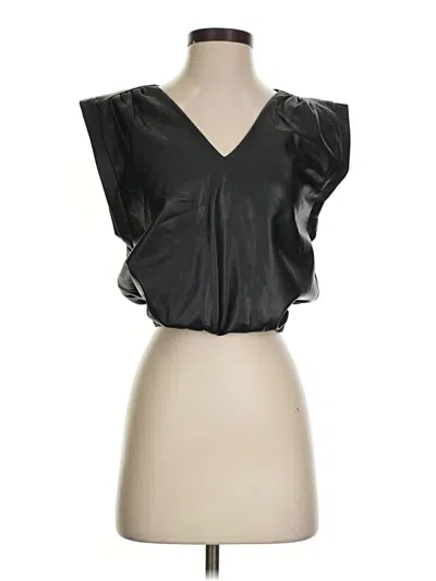 Pre-owned Bishop + Young Sleeveless Blouse In Black