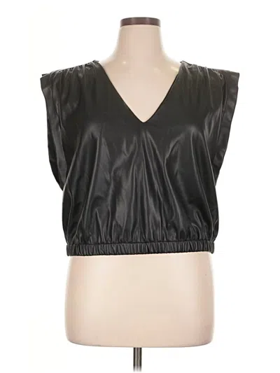 Pre-owned Bishop + Young Sleeveless Blouse In Black