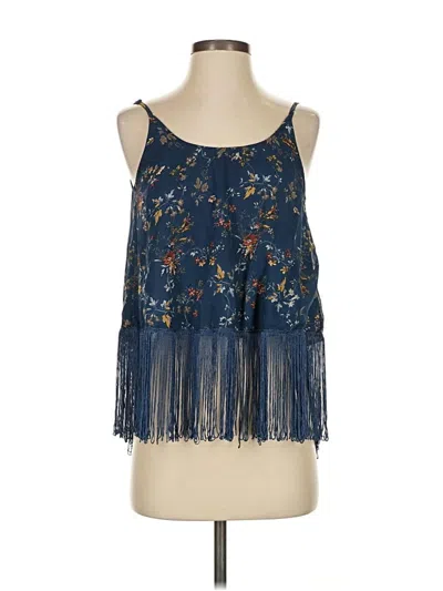 Pre-owned Bishop + Young Sleeveless Blouse In Blue
